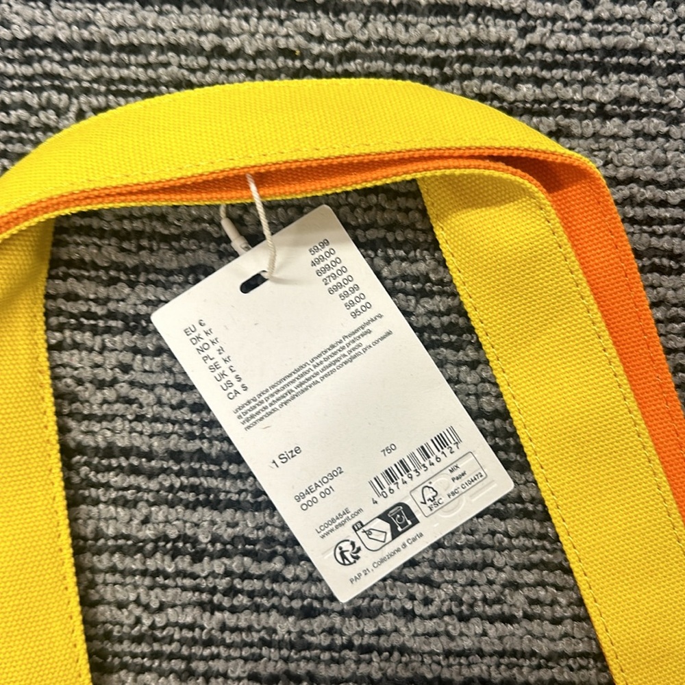 🔥🔥🔥NEW Esprit Yellow Orange Tote Shoulder Bag - Picture 4 of 5